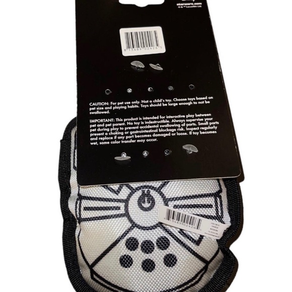 Star Wars Millennium Falcon Dog Toy - Picture 2 of 2